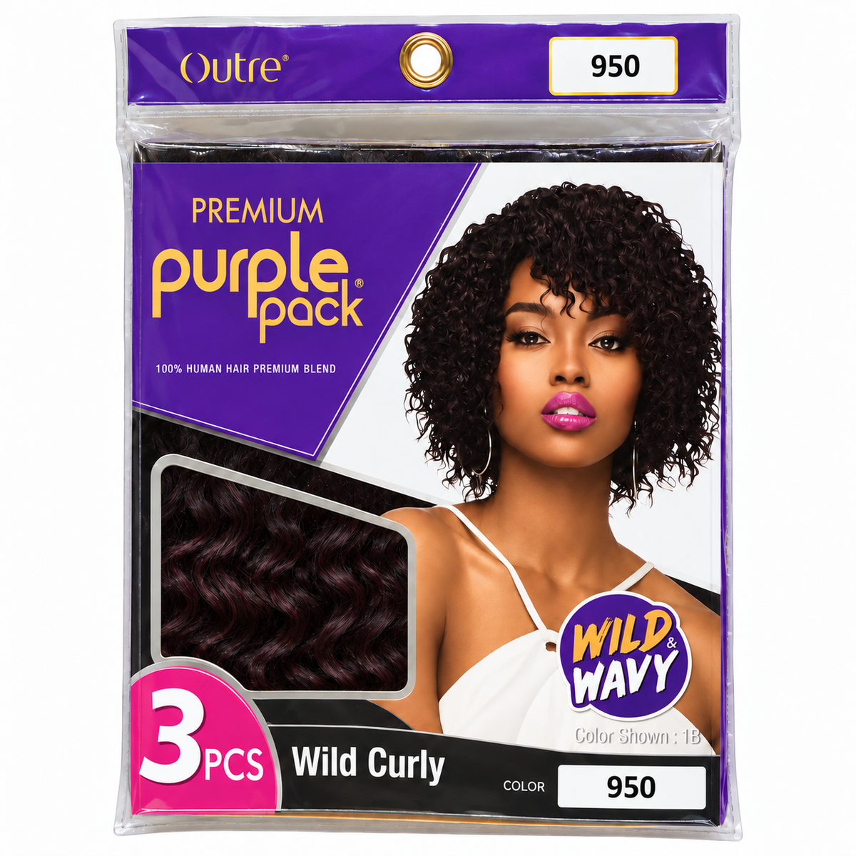 Outre Purple Pack curly color 950