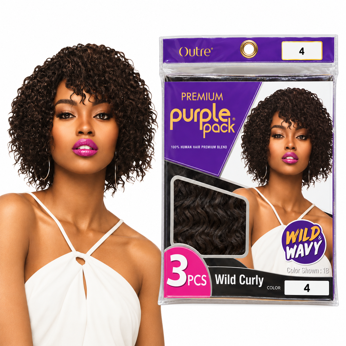 Outre Purple Pack curly hero