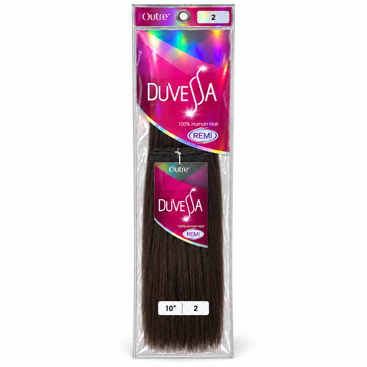 Outre Duvessa Remi human hair in package, color 2, 10 inches