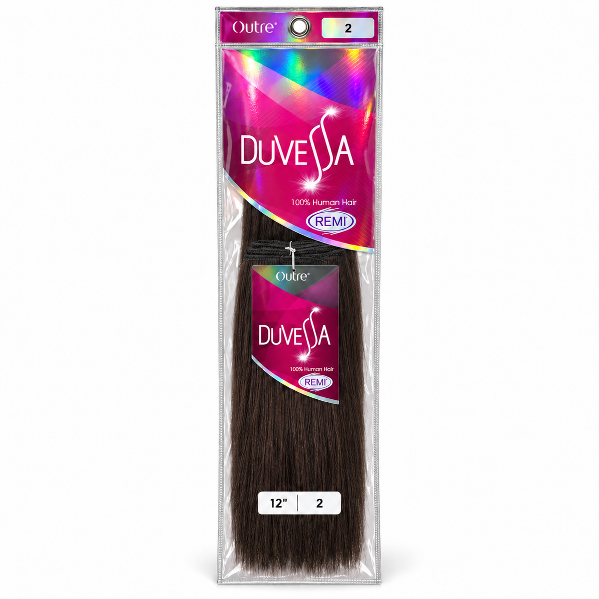 Outre Duvessa Remi human hair in package, color 2, 12 inches