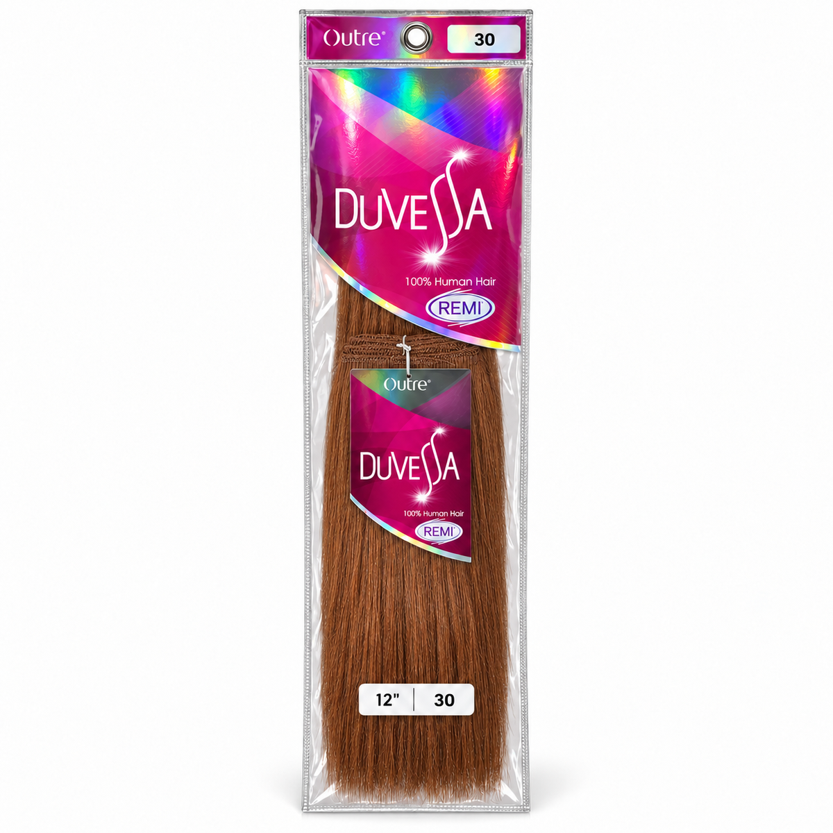 Outre Duvessa Remi human hair in package, color 30, 12 inches