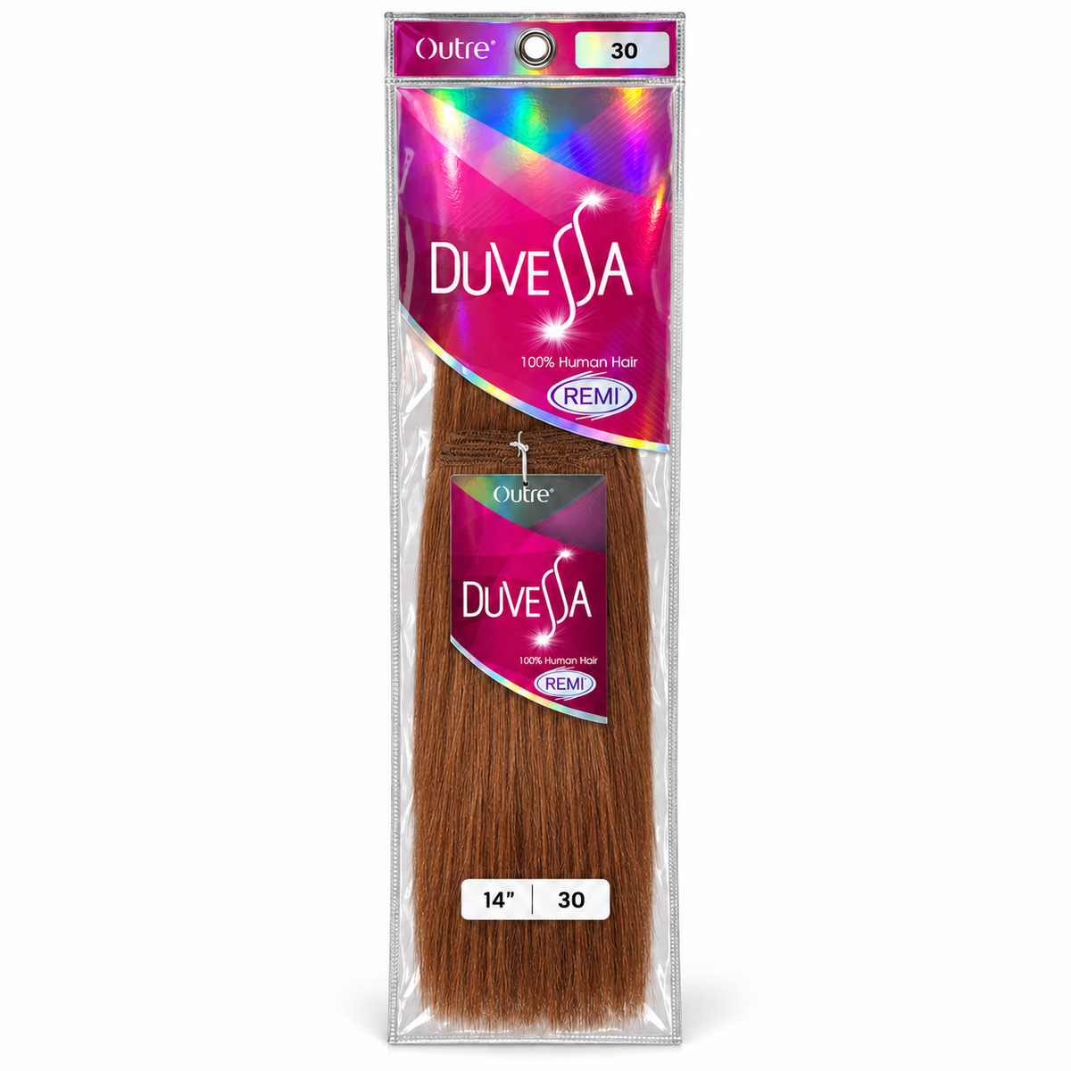 Outre Duvessa Remi human hair in package, color 30, 14 inches