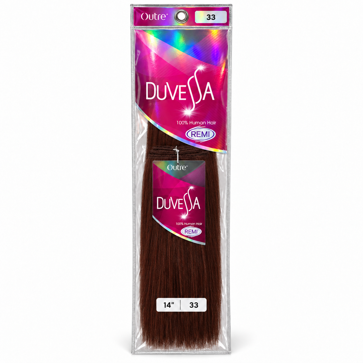 Outre Duvessa Remi human hair in package, color 33, 14 inches