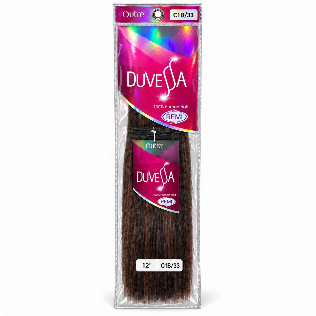 Outre Duvessa Remi human hair in package, color C1B/33, 12 inches