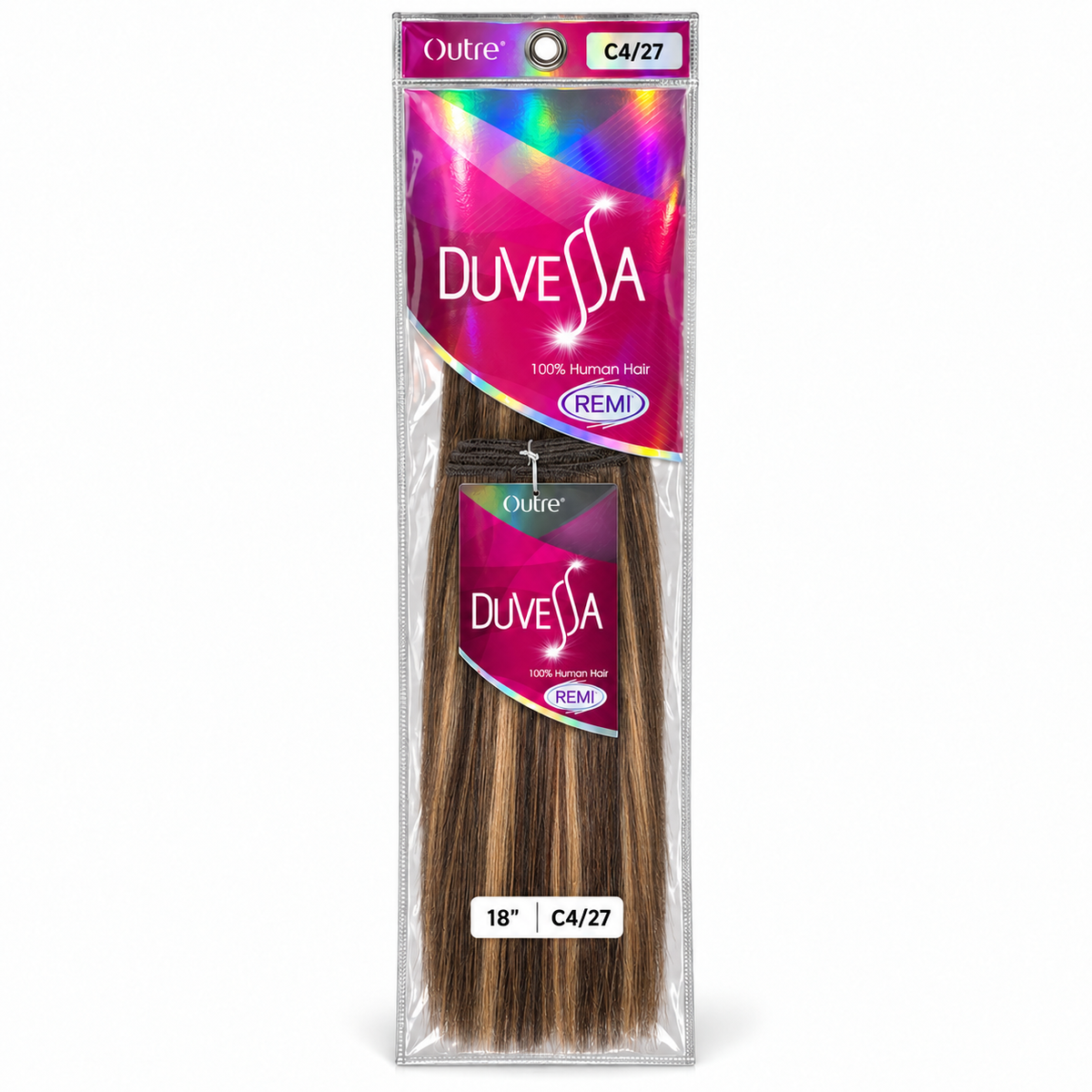 Outre Duvessa Remi human hair in package, color C4/27, 18 inches