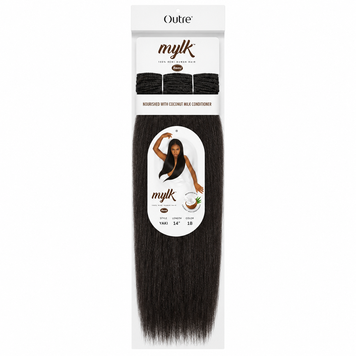 Outre Mylk Remi Yaki 14 inch color 1B - full retail package