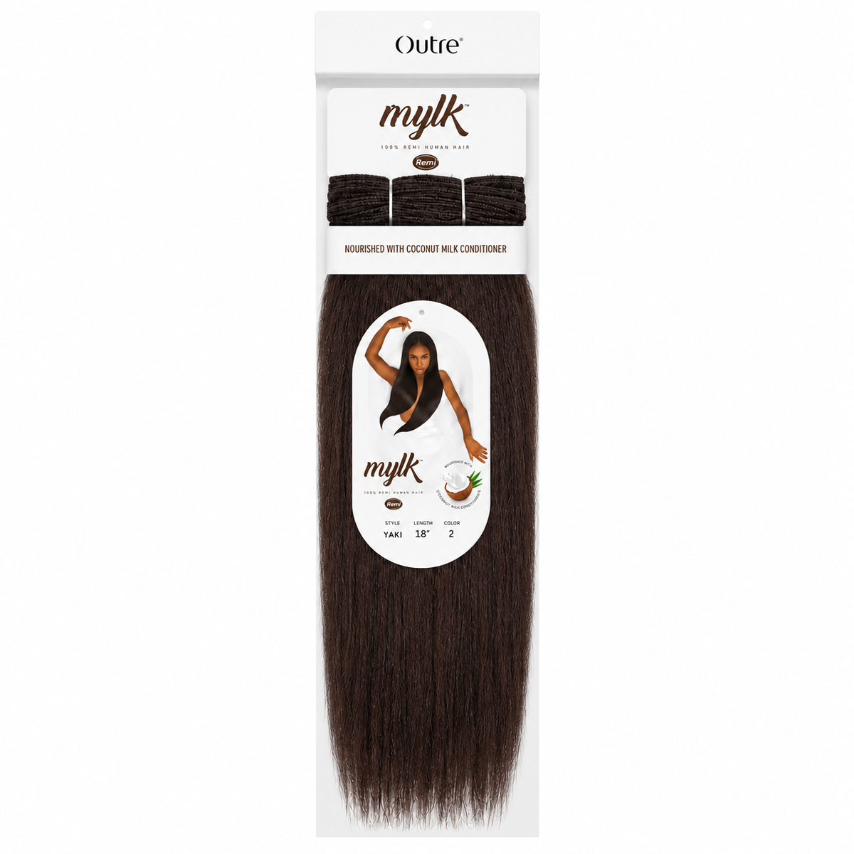 Outre Mylk Remi Yaki 18 inch color 2 - full retail package