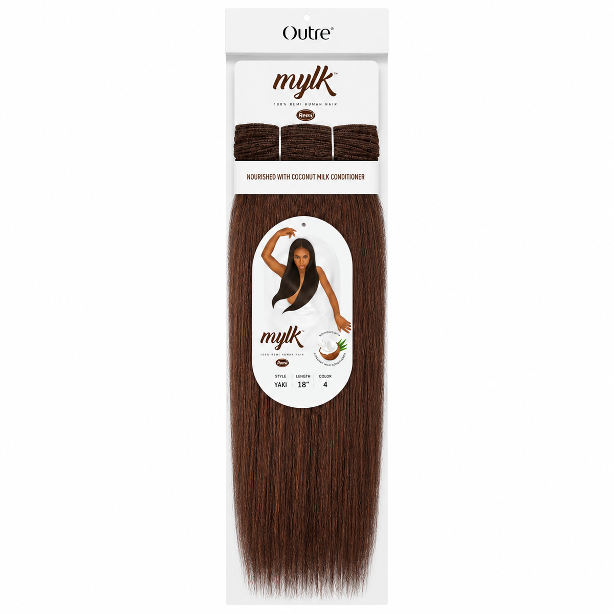 Outre Mylk Remi Yaki 18 inch color 4 - full retail package