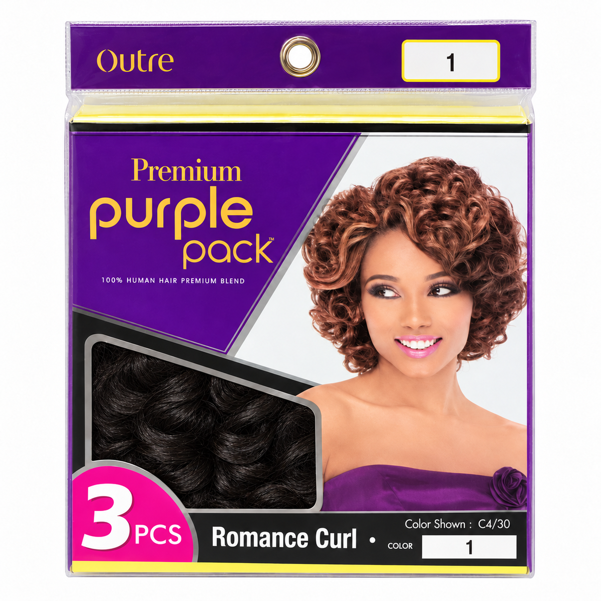 Outre Purple Pack romance curl 3PCS 1