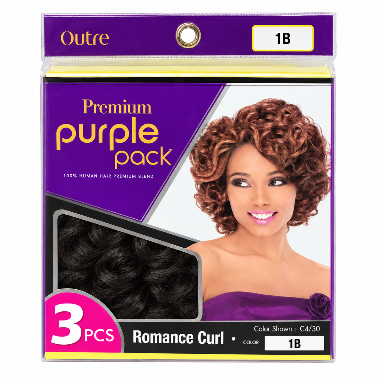 Outre Purple Pack romance curl 3PCS 1B