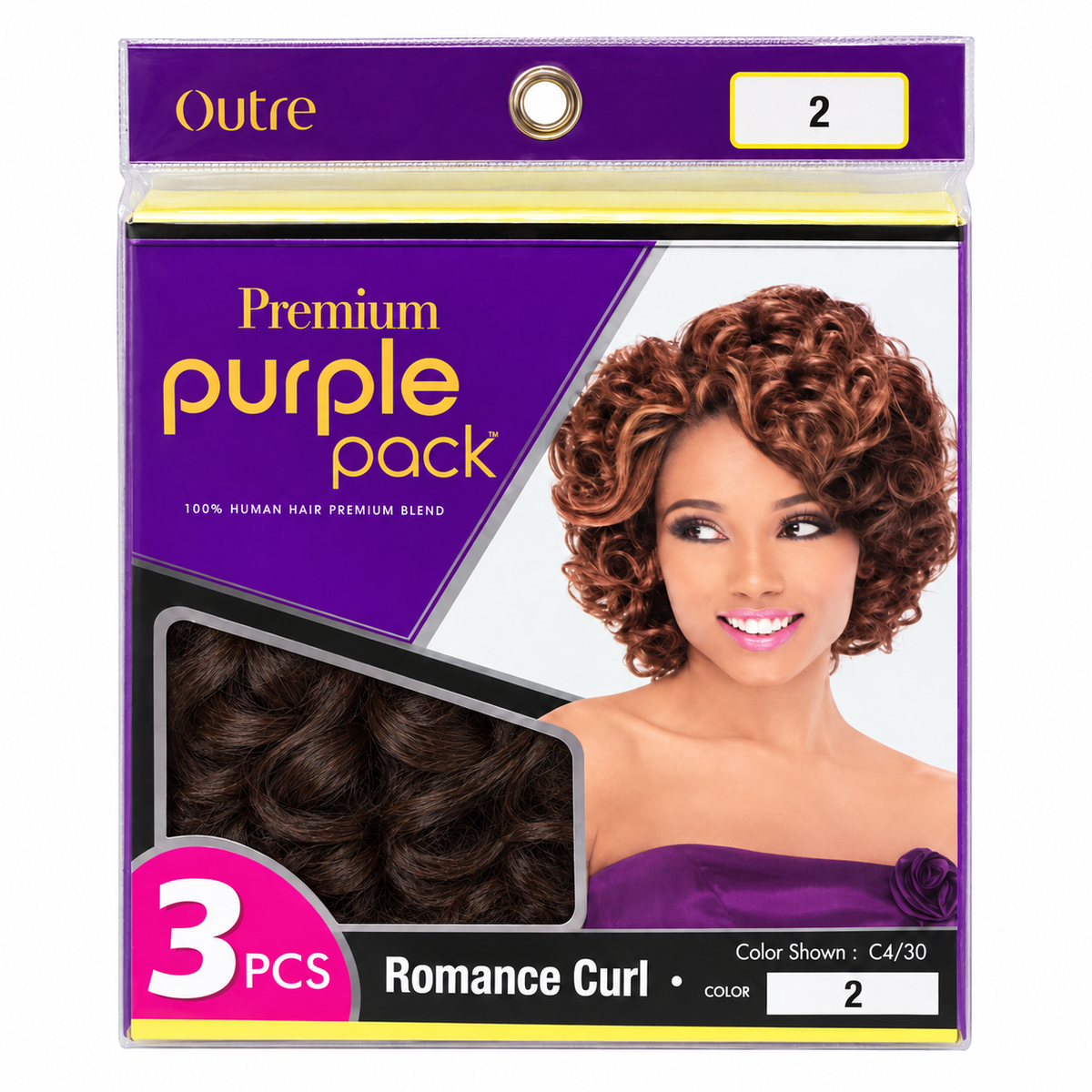 Outre Purple Pack romance curl 3PCS 2