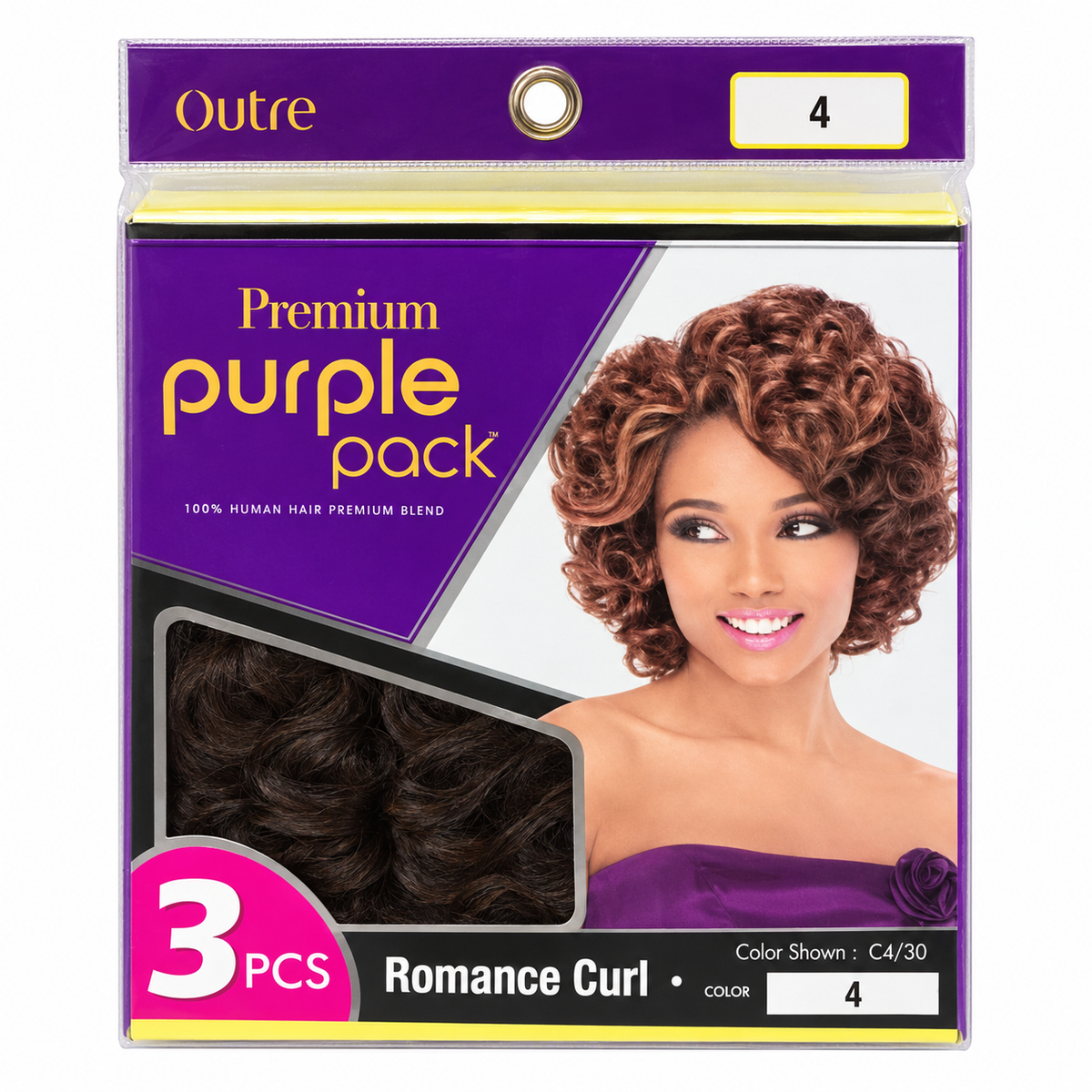 Outre Purple Pack romance curl 3PCS 4
