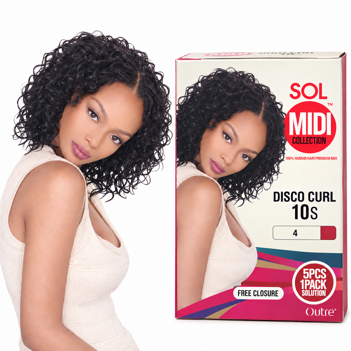 Outre Sol Midi Disco Curl 10S model and package