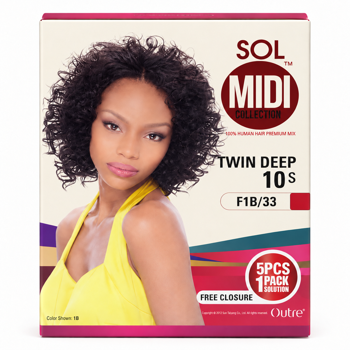 Outre Sol Midi Twin Deep 10S package color F1B/33
