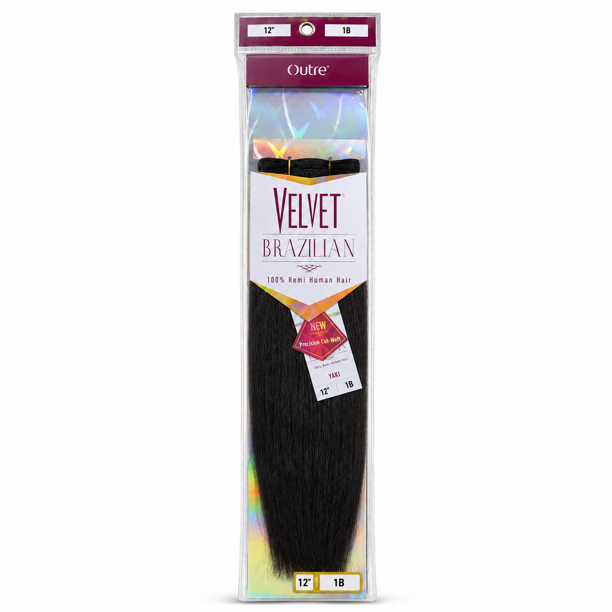 Outre Velvet Brazilian Yaki 12 inch color 1B full package