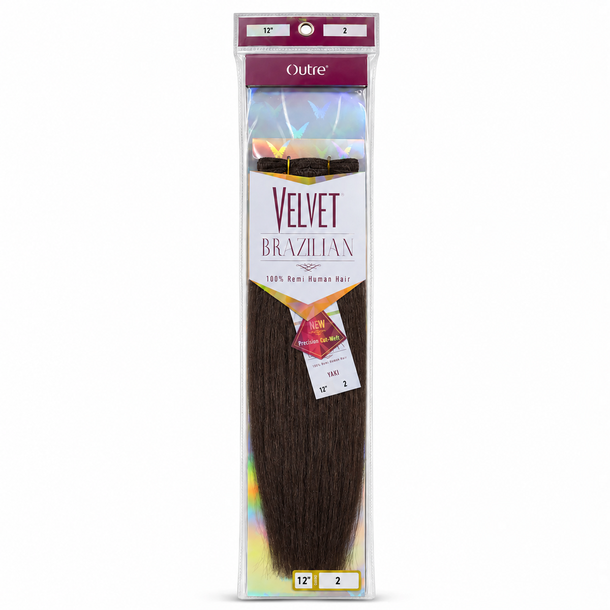 Outre Velvet Brazilian Yaki 12 inch color 2 full package