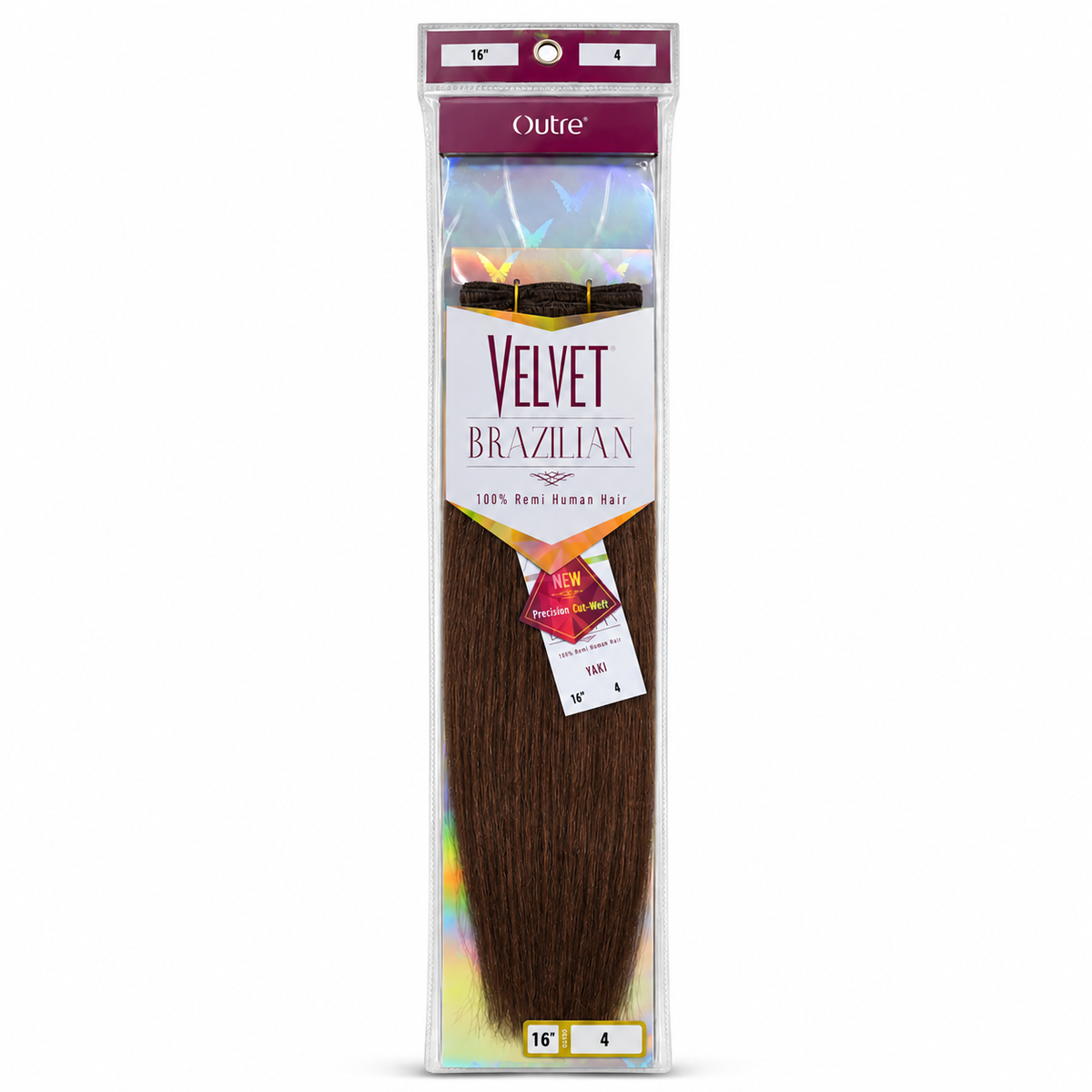 Outre Velvet Brazilian Yaki 16 inch color 4 full package