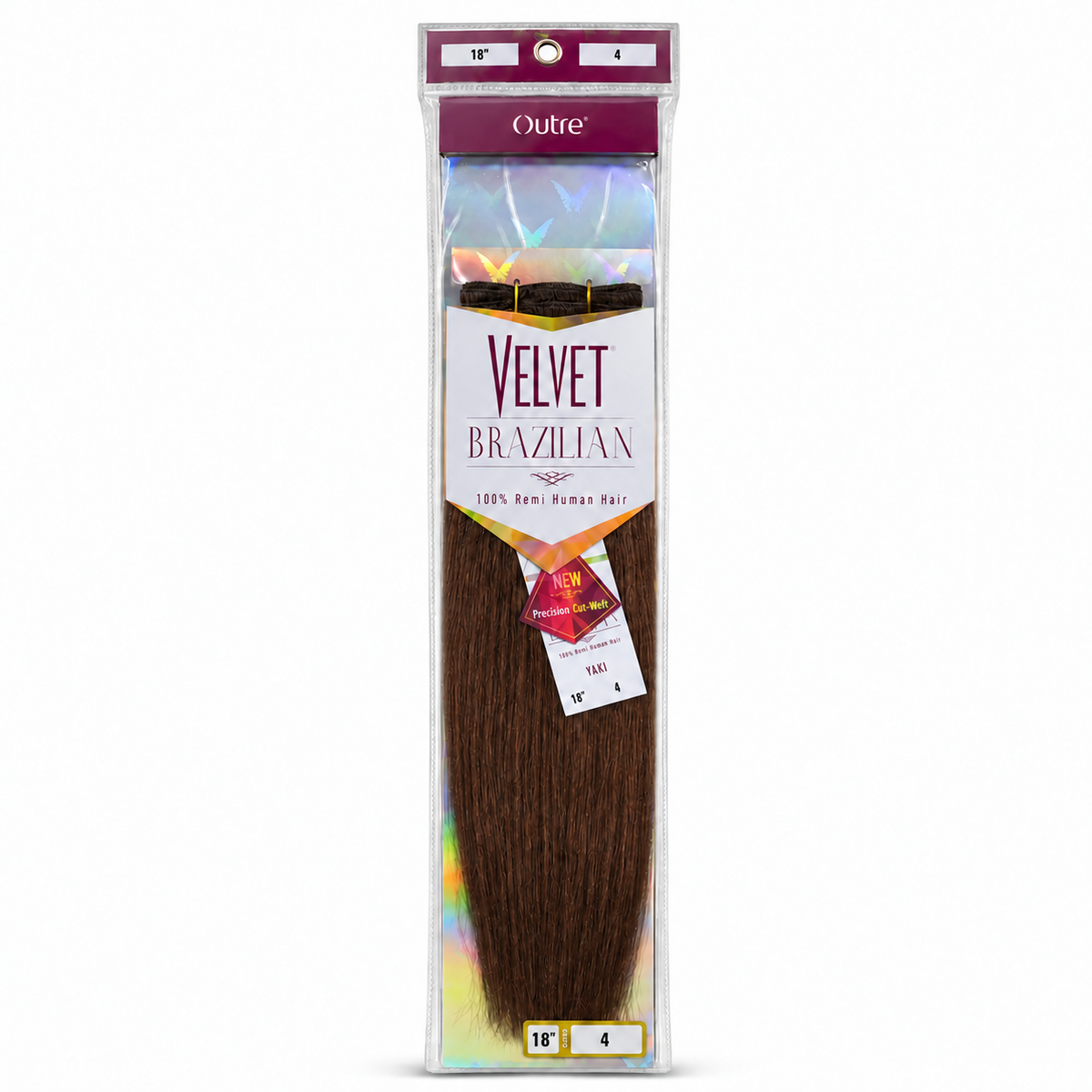 Outre Velvet Brazilian Yaki 18 inch color 4 full package