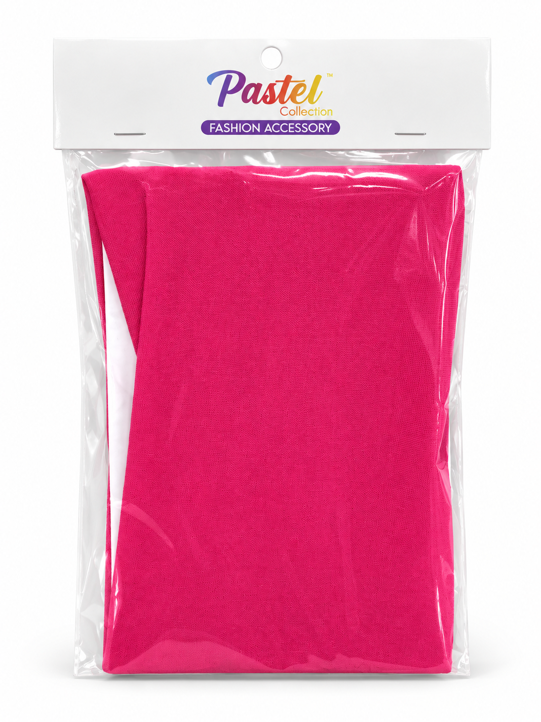 Pastel Collection pink fabric headwrap, one per package