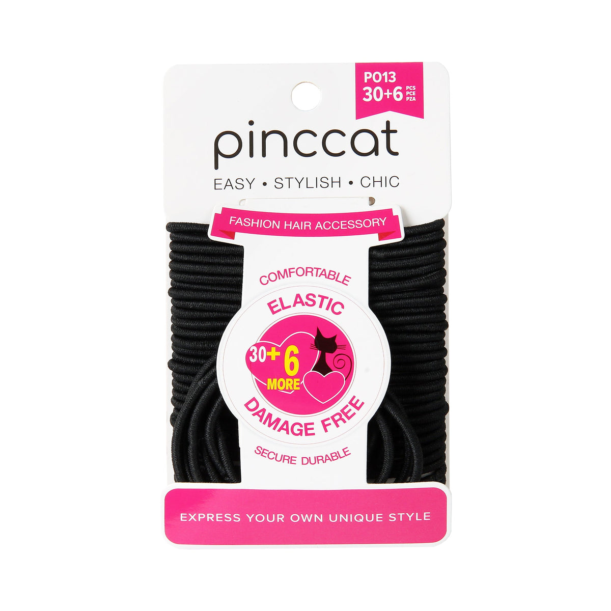 Pinccat P013 – Thick Black – 36 ties