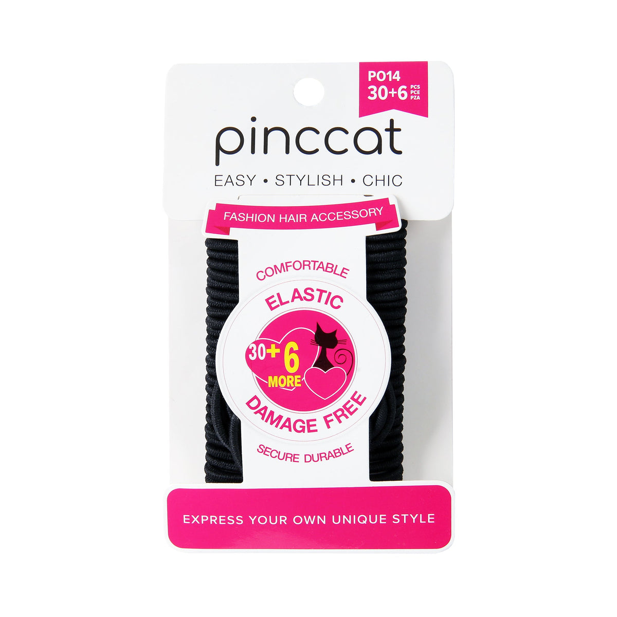 Pinccat P014 – Slim Black – 36 ties