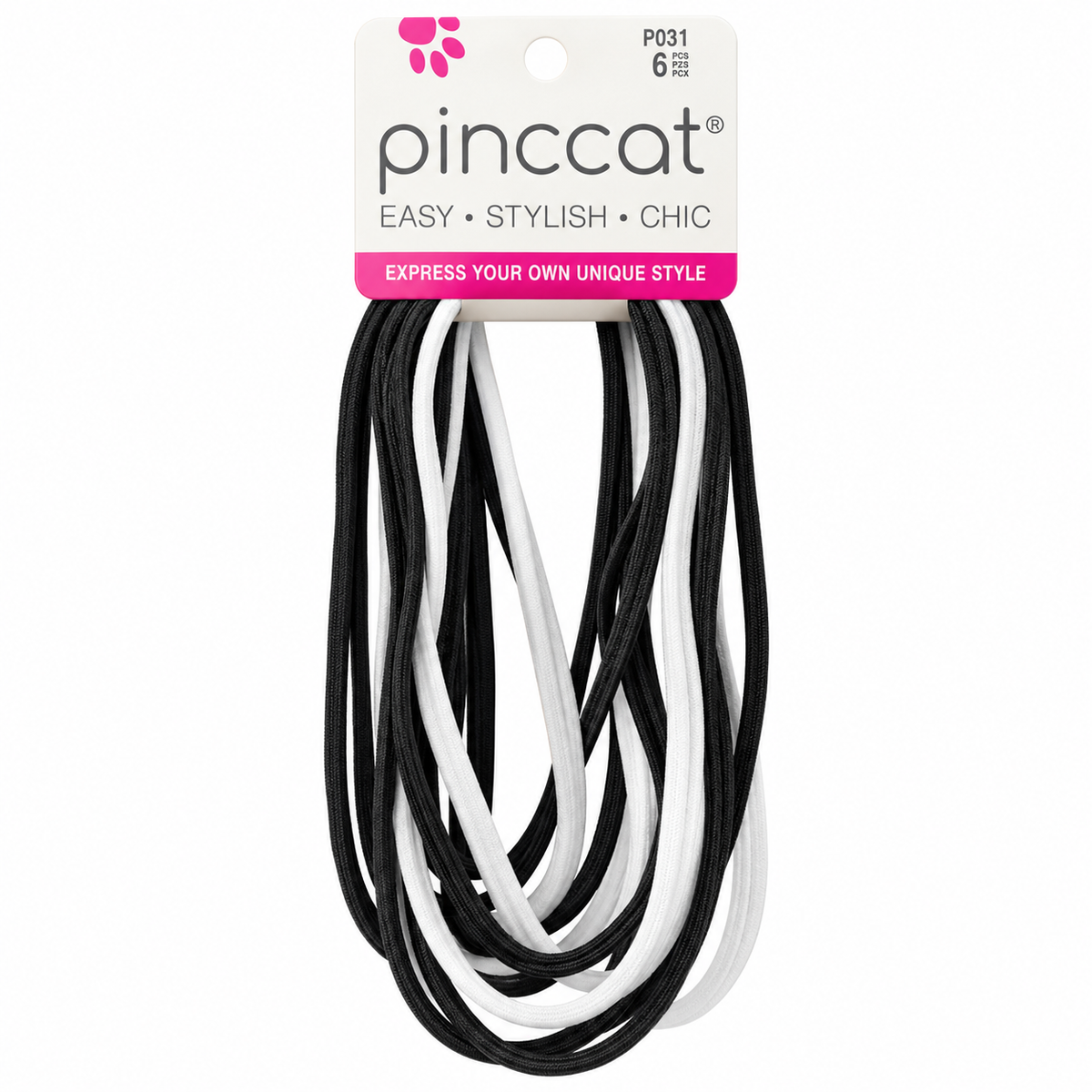 Pinccat P031 – Black & White – 6 Pack