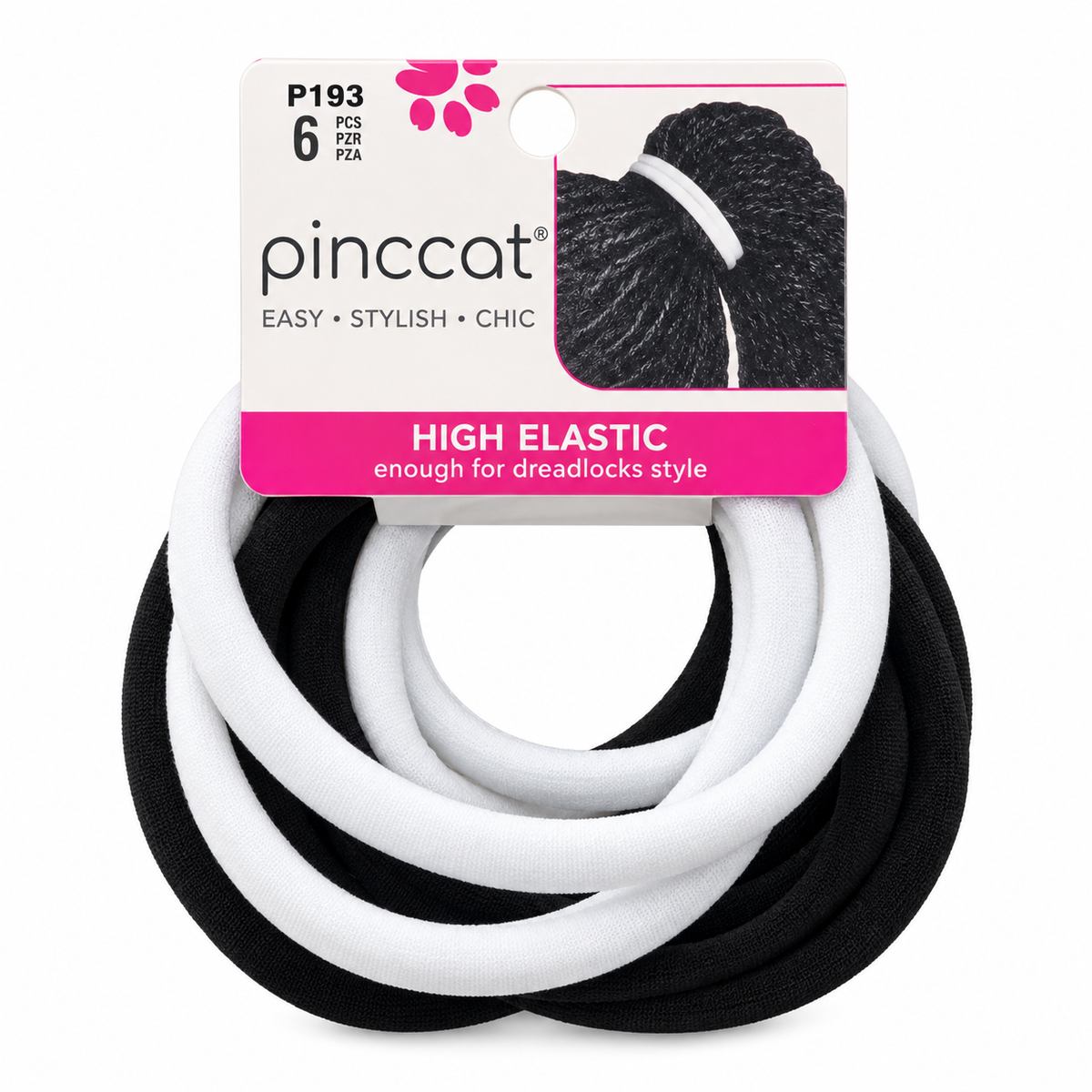Pinccat P193 – Black & White – 6 Pack