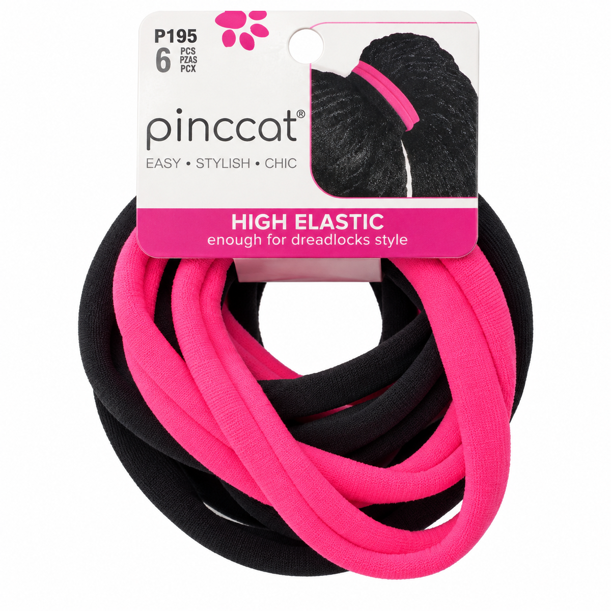 Pinccat P195 – Pink & Black – 6 Pack
