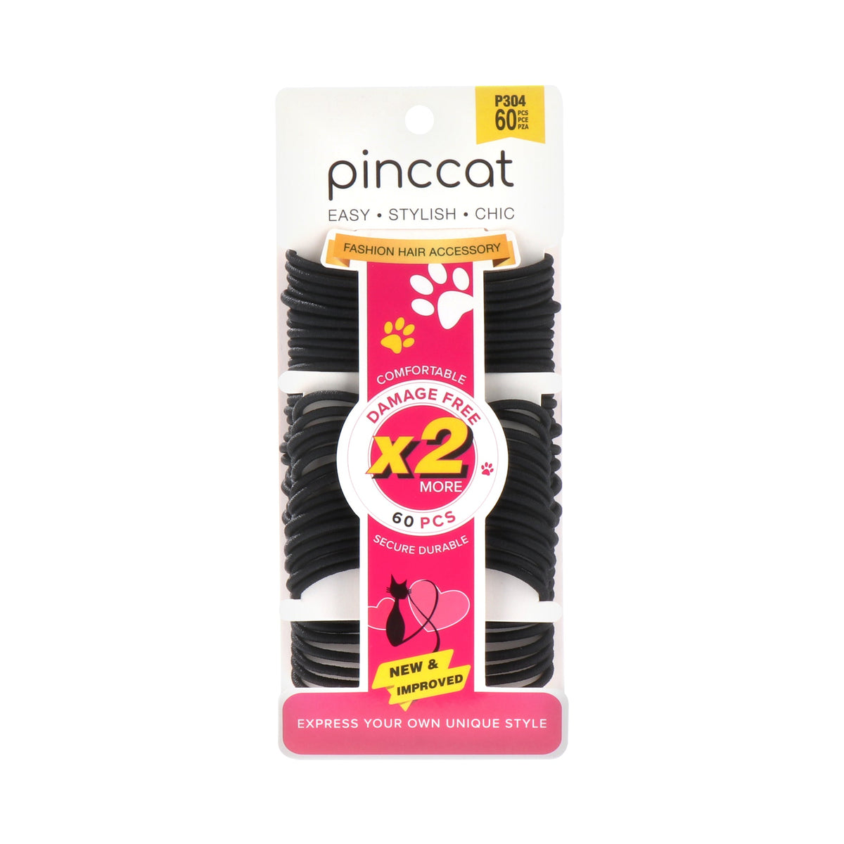 Pinccat P304 – Black – 60 ties