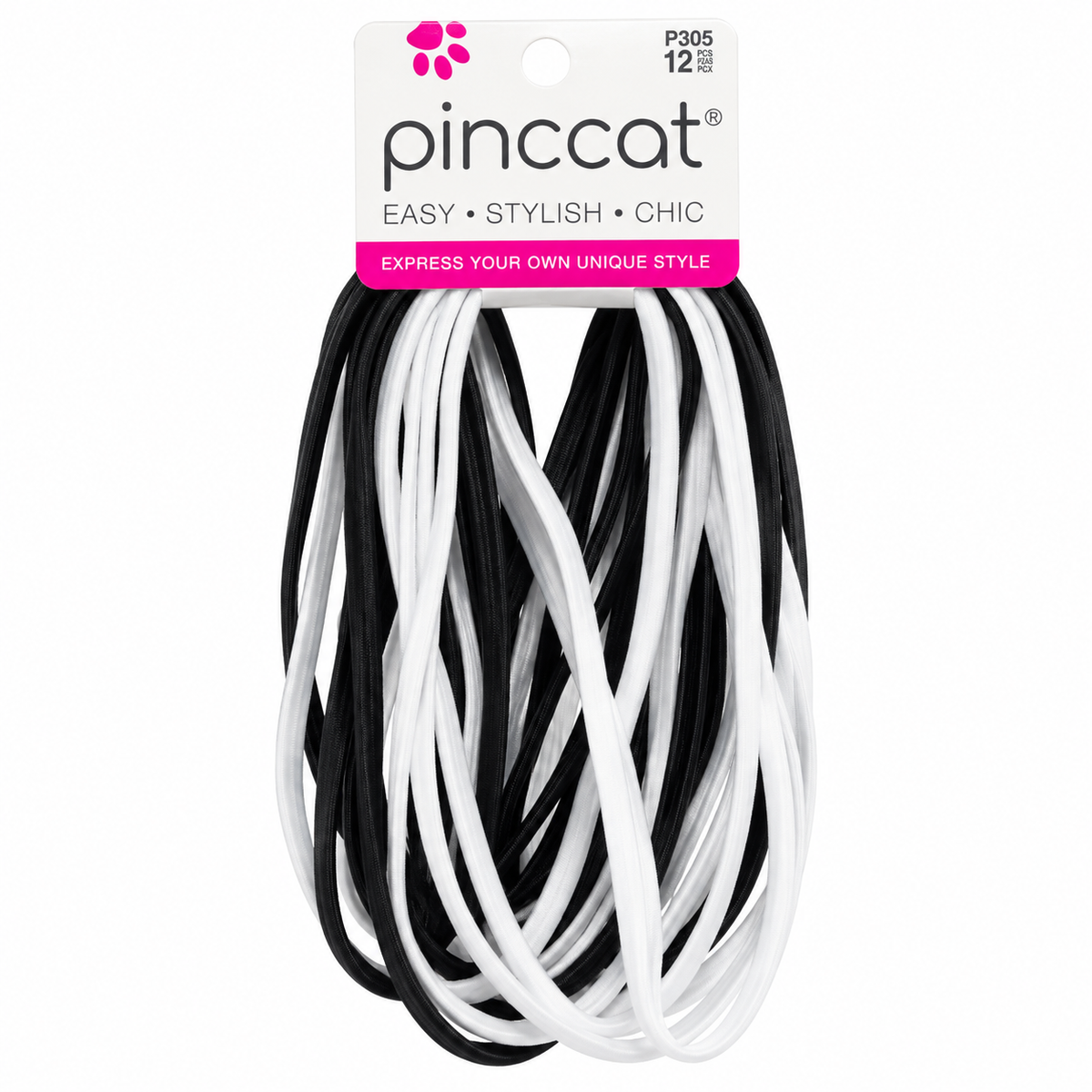 Pinccat P305 – Black & White – 12 Pack