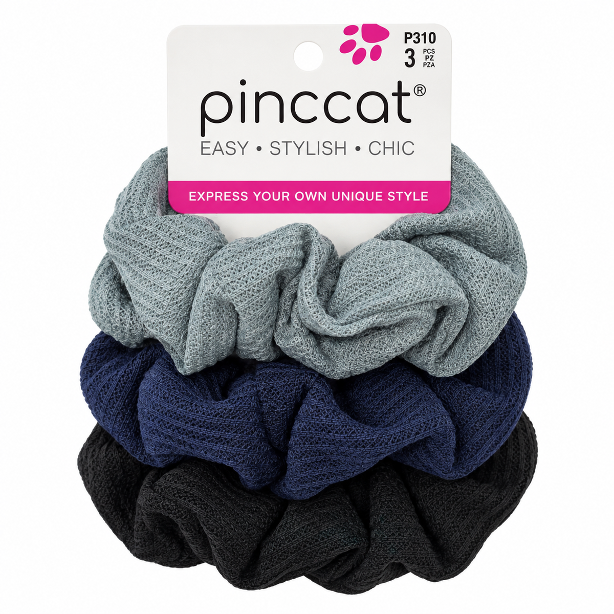Pinccat P310 – Gray, Navy & Black Textured – 3 Pack