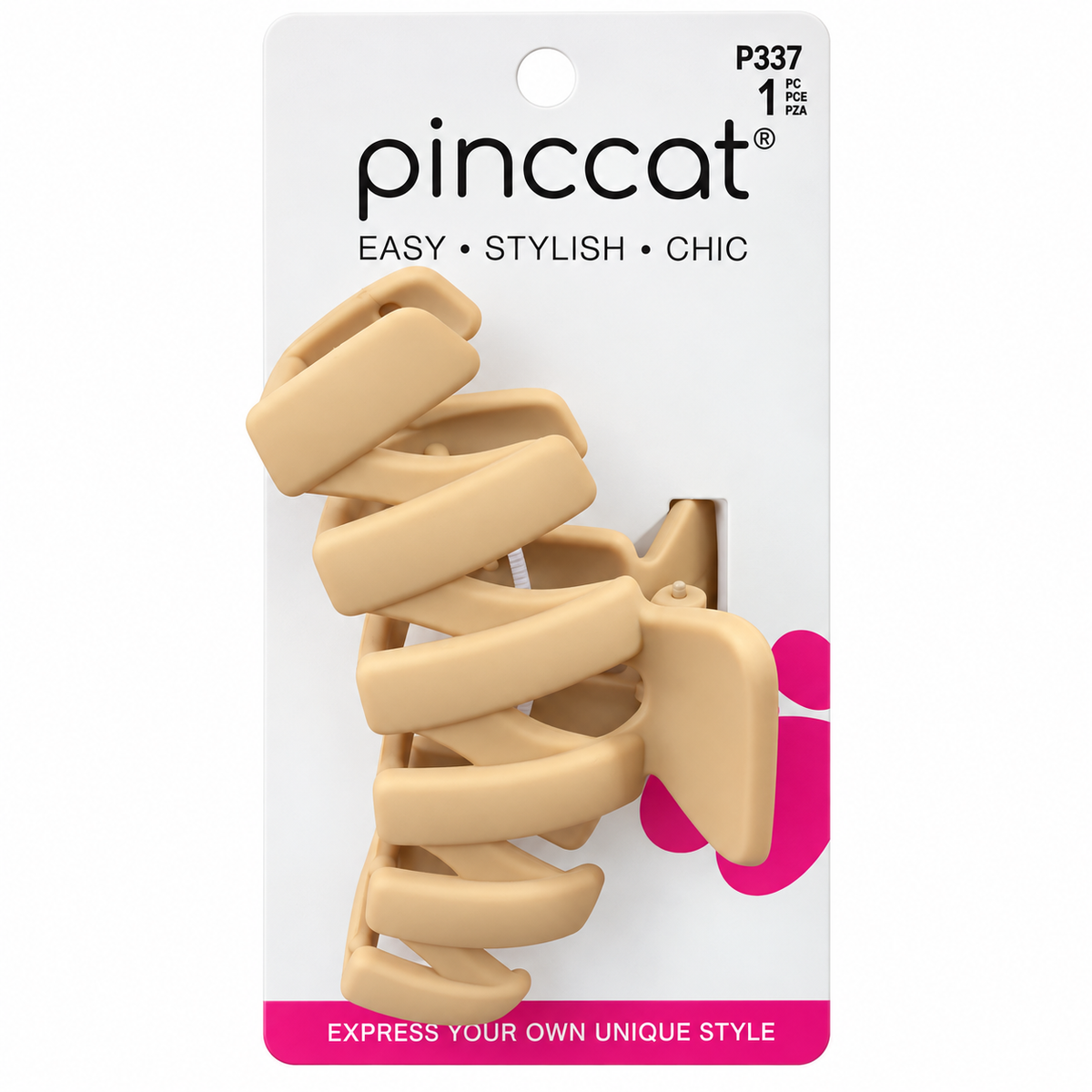 Pinccat P337 – Open Claw – Beige – 1 Piece