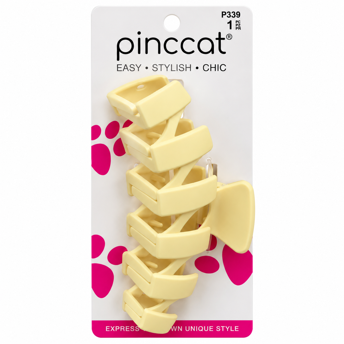 Pinccat P339 – Open Claw – Pale Yellow – 1 Piece