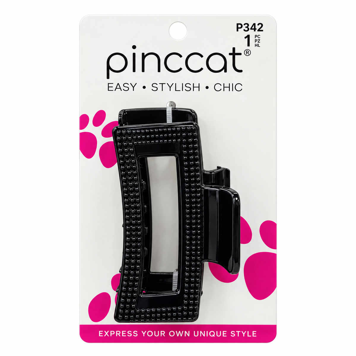 Pinccat P342 – Rectangular Claw – Black – 1 Piece