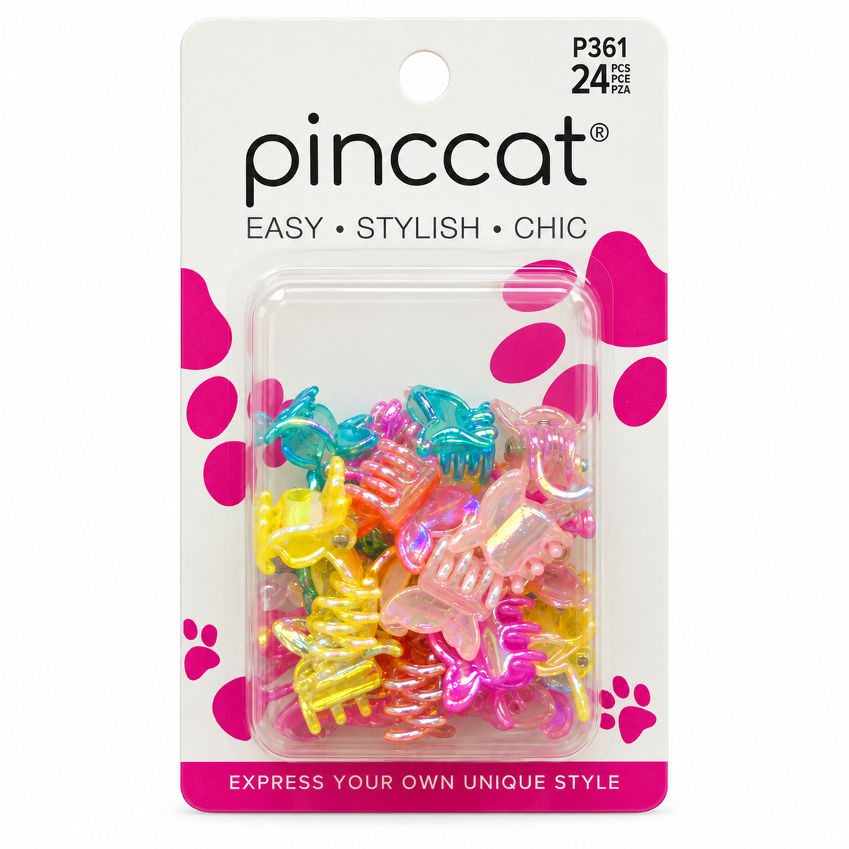 Pinccat P361 – Iridescent Butterflies – 24 Pack