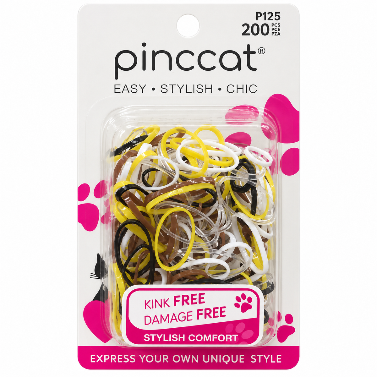 Pinccat P125 – Assorted Colors – 200 bands