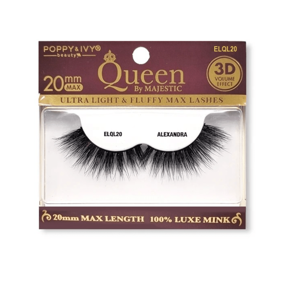 Poppy & Ivy 3D Queen Majestic Luxe Mink Eyelashes - Beauty Exchange Beauty Supply