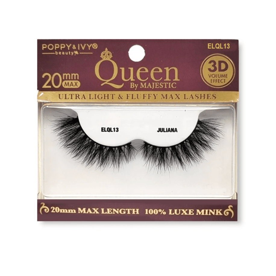 Poppy & Ivy 3D Queen Majestic Luxe Mink Eyelashes - Beauty Exchange Beauty Supply