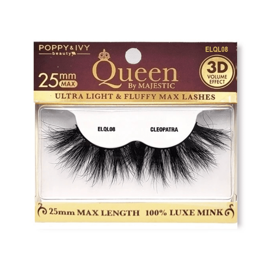 Poppy & Ivy 3D Queen Majestic Luxe Mink Eyelashes - Beauty Exchange Beauty Supply