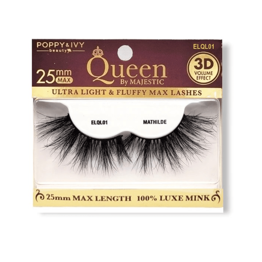 Poppy & Ivy 3D Queen Majestic Luxe Mink Eyelashes - Beauty Exchange Beauty Supply