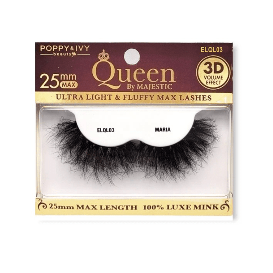 Poppy & Ivy 3D Queen Majestic Luxe Mink Eyelashes - Beauty Exchange Beauty Supply