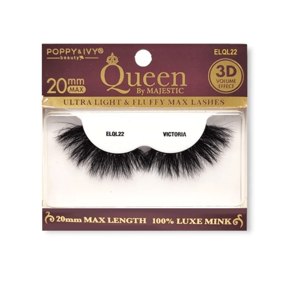 Poppy & Ivy 3D Queen Majestic Luxe Mink Eyelashes - Beauty Exchange Beauty Supply