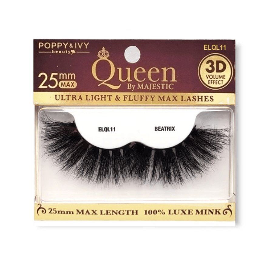 Poppy & Ivy 3D Queen Majestic Luxe Mink Eyelashes - Beauty Exchange Beauty Supply