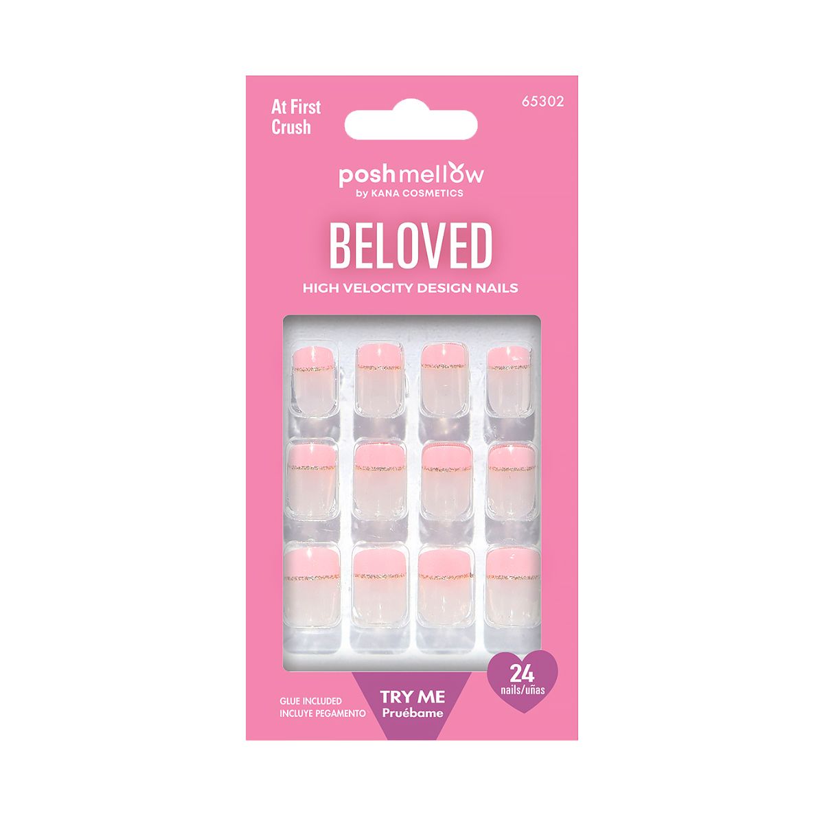 Poshmellow Beloved At First Crush 65302 press-on nails