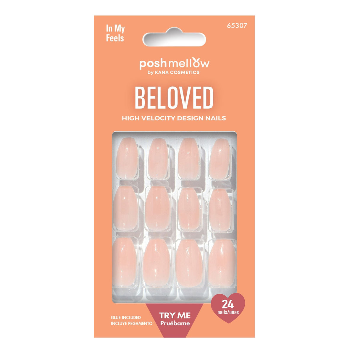 Poshmellow Beloved In My Feels 65307 press-on nails