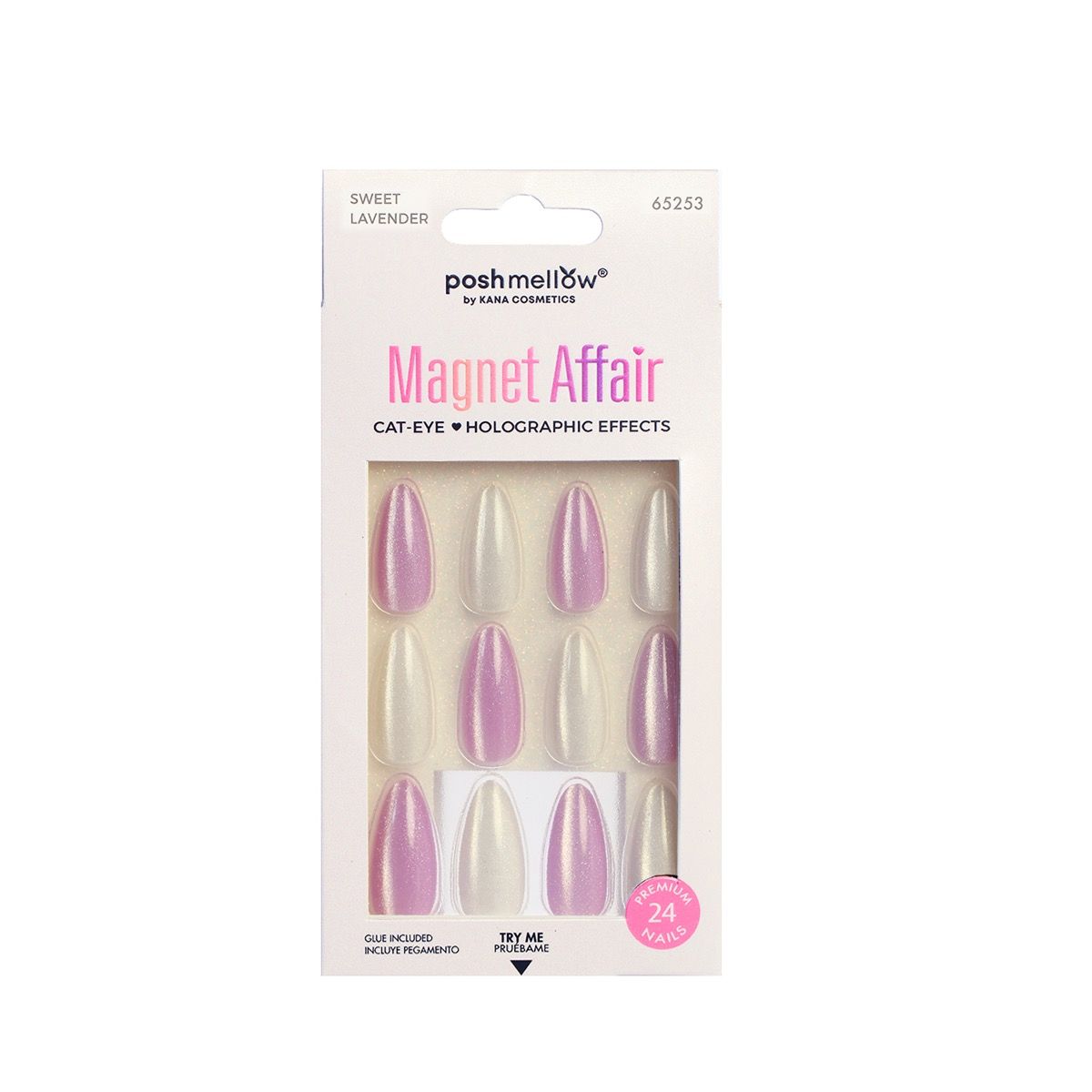 Poshmellow Magnet Affair Sweet Lavender 65253 press-on nails