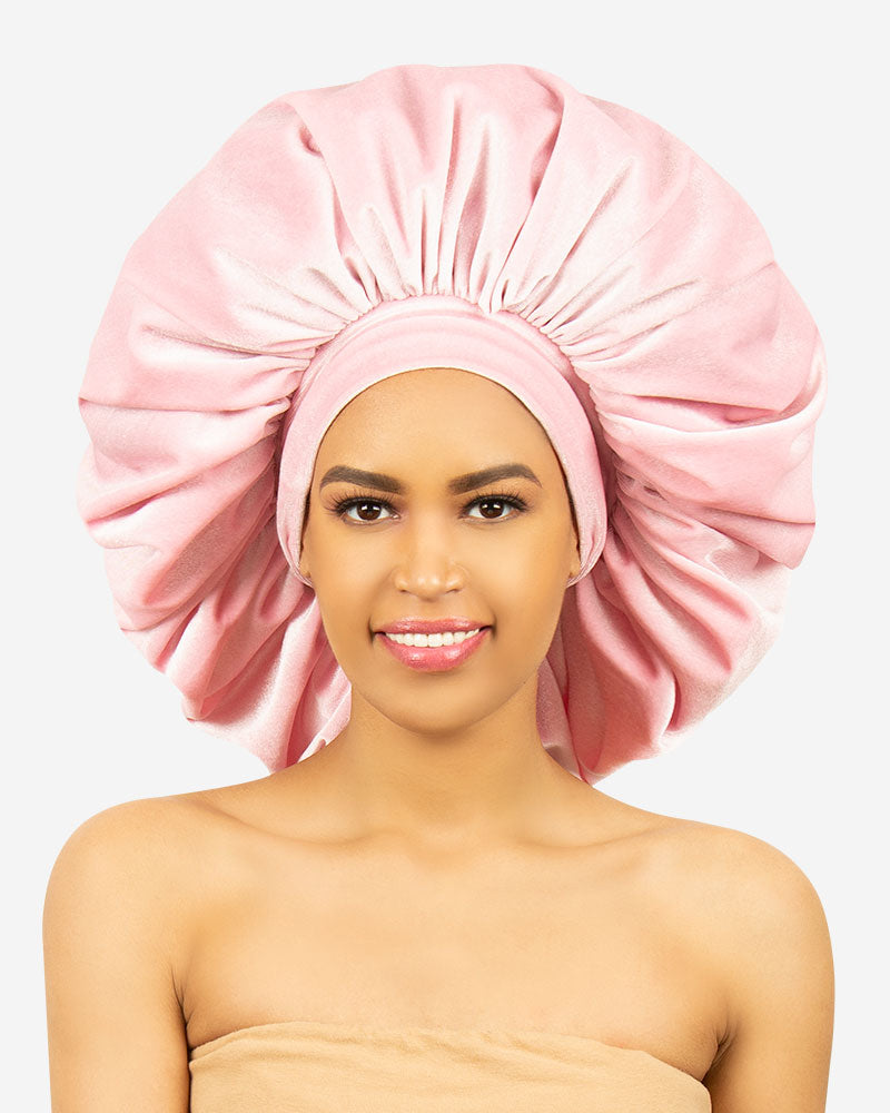 R&B 1194 Super Jumbo Satin Wide Edge Bonnet in Pink