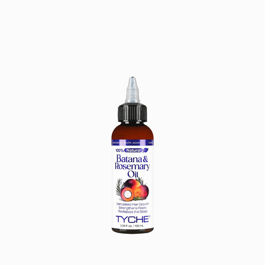 Tyche Batana & Rosemary Hair Oil 3.38 oz applicator bottle