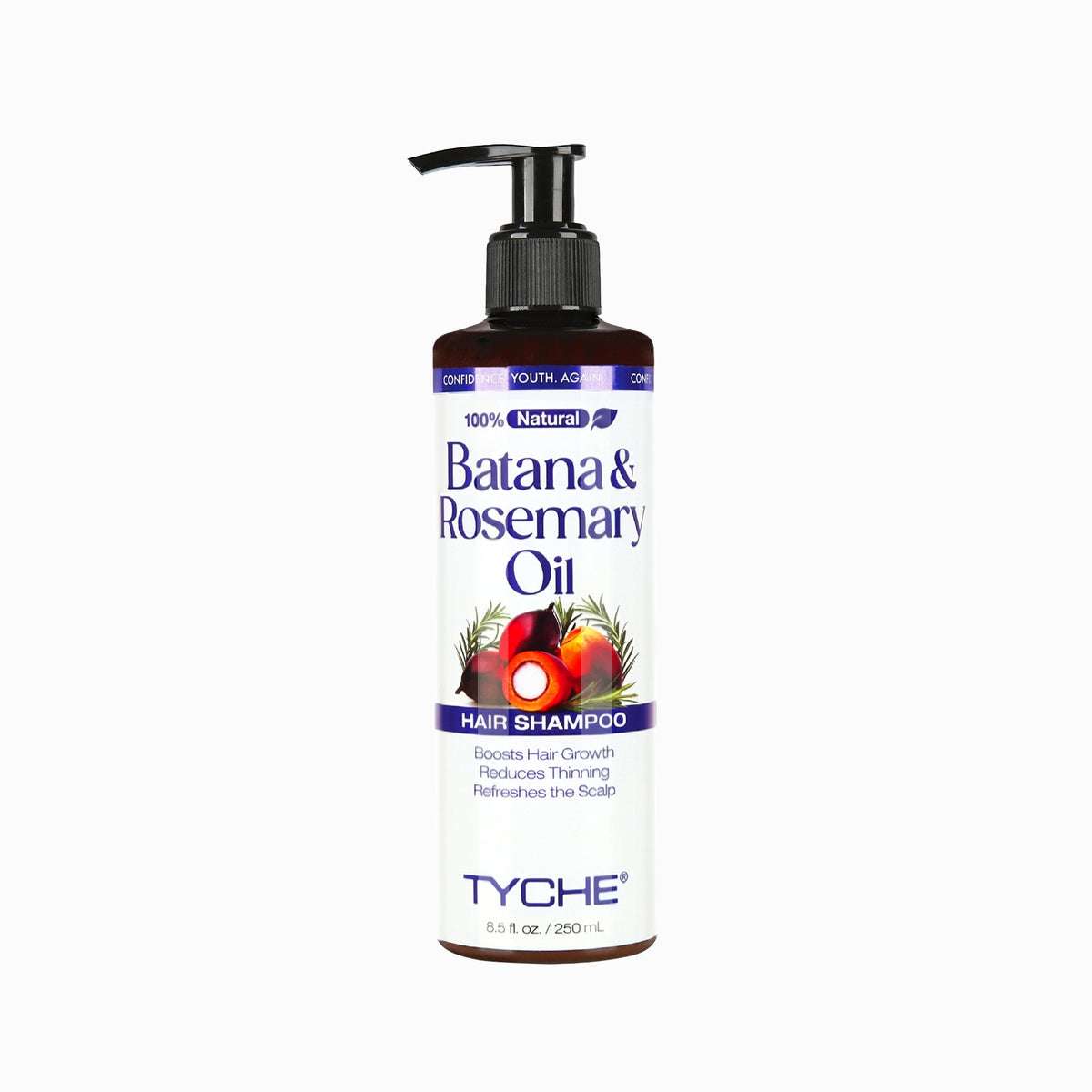 Tyche 100% Natural Batana & Rosemary Hair Shampoo - 8.5oz Nicka K