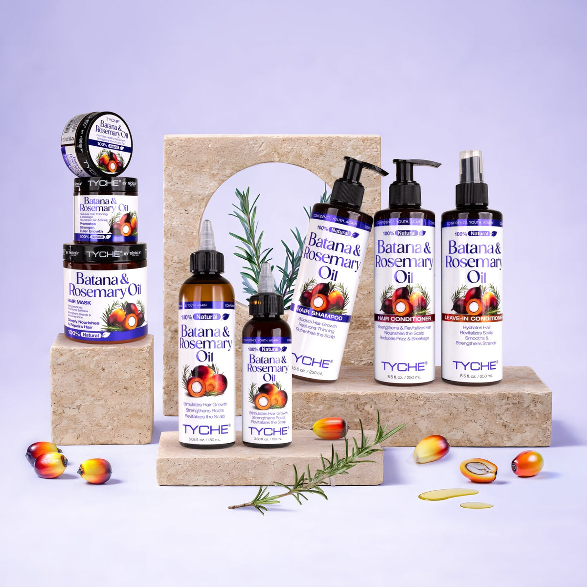 Tyche 100% Natural Batana & Rosemary Oil Nicka K